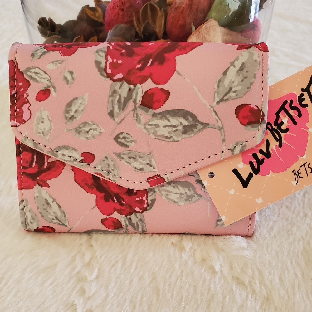Luv Betsey By Betsey Johnson Floral Cash Wallet